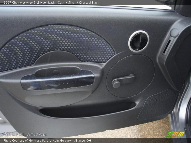 Cosmic Silver / Charcoal Black 2007 Chevrolet Aveo 5 LS Hatchback