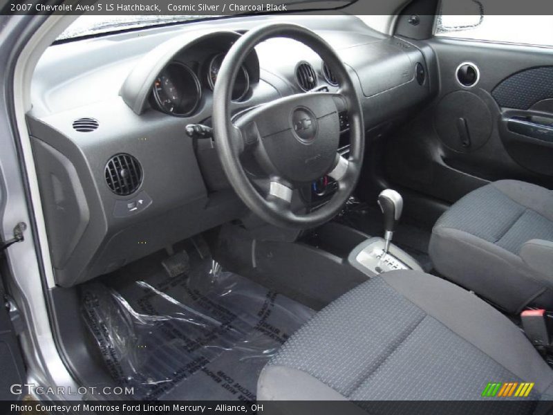 Cosmic Silver / Charcoal Black 2007 Chevrolet Aveo 5 LS Hatchback