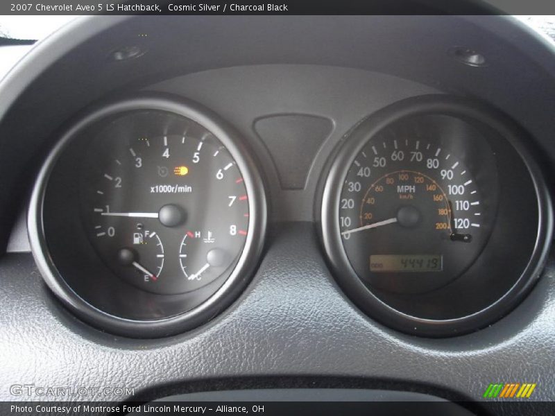 Cosmic Silver / Charcoal Black 2007 Chevrolet Aveo 5 LS Hatchback