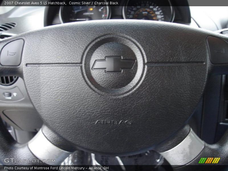 Cosmic Silver / Charcoal Black 2007 Chevrolet Aveo 5 LS Hatchback