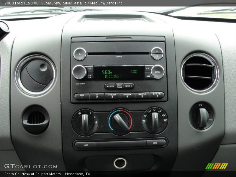 Silver Metallic / Medium/Dark Flint 2008 Ford F150 XLT SuperCrew