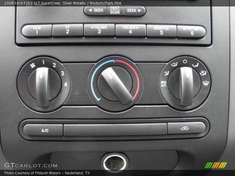 Silver Metallic / Medium/Dark Flint 2008 Ford F150 XLT SuperCrew