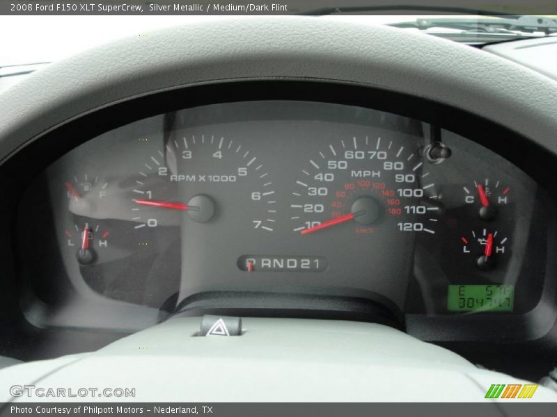 Silver Metallic / Medium/Dark Flint 2008 Ford F150 XLT SuperCrew