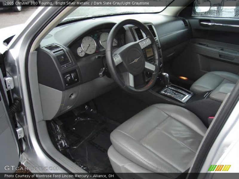 Bright Silver Metallic / Dark Slate Gray/Light Graystone 2005 Chrysler 300 Touring
