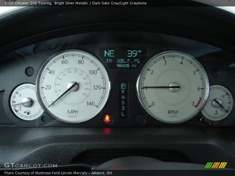 Bright Silver Metallic / Dark Slate Gray/Light Graystone 2005 Chrysler 300 Touring