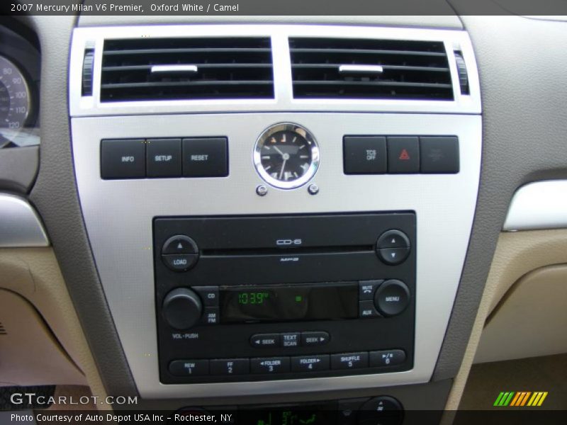 Oxford White / Camel 2007 Mercury Milan V6 Premier
