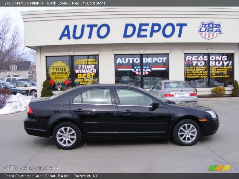 Black Ebony / Medium Light Stone 2007 Mercury Milan I4