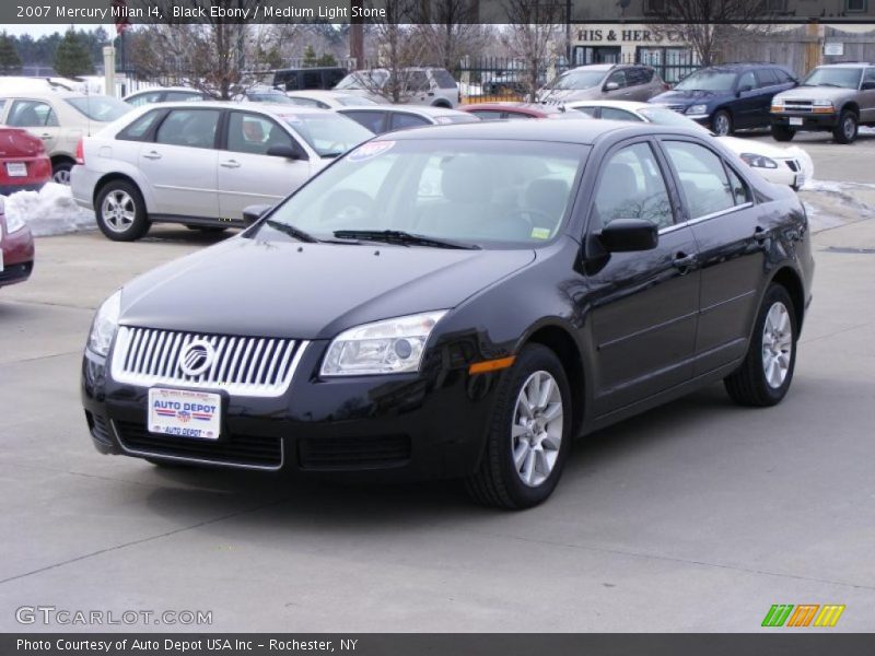 Black Ebony / Medium Light Stone 2007 Mercury Milan I4