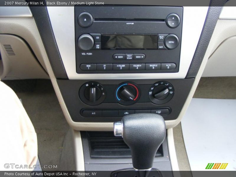 Black Ebony / Medium Light Stone 2007 Mercury Milan I4
