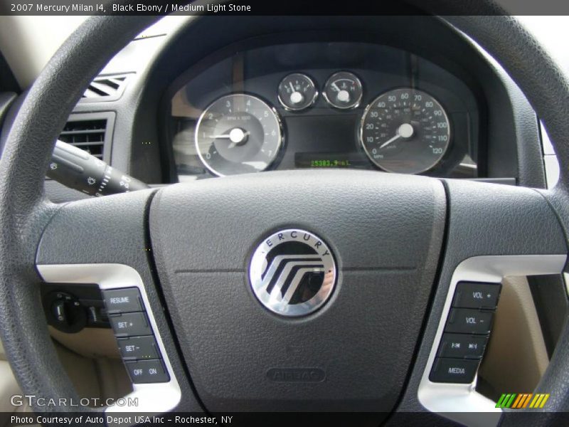Black Ebony / Medium Light Stone 2007 Mercury Milan I4