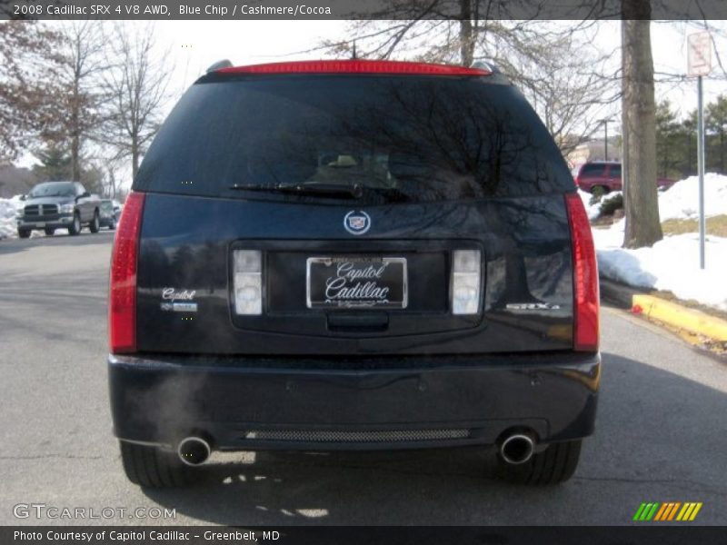 Blue Chip / Cashmere/Cocoa 2008 Cadillac SRX 4 V8 AWD