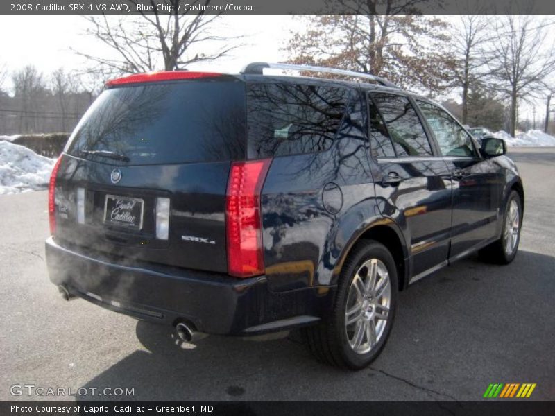 Blue Chip / Cashmere/Cocoa 2008 Cadillac SRX 4 V8 AWD