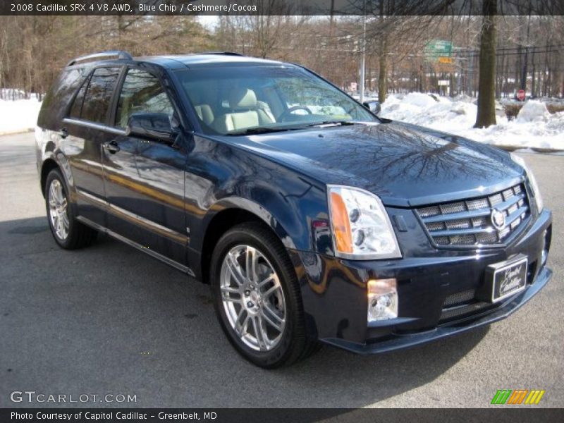 Blue Chip / Cashmere/Cocoa 2008 Cadillac SRX 4 V8 AWD
