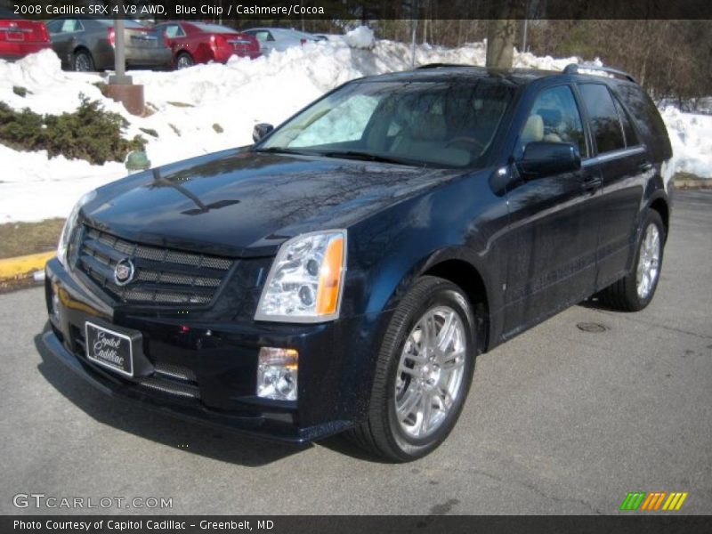 Blue Chip / Cashmere/Cocoa 2008 Cadillac SRX 4 V8 AWD