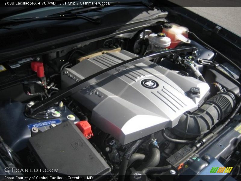 Blue Chip / Cashmere/Cocoa 2008 Cadillac SRX 4 V8 AWD