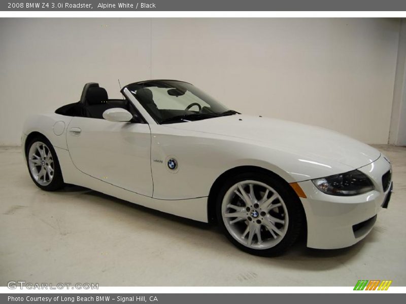 Alpine White / Black 2008 BMW Z4 3.0i Roadster