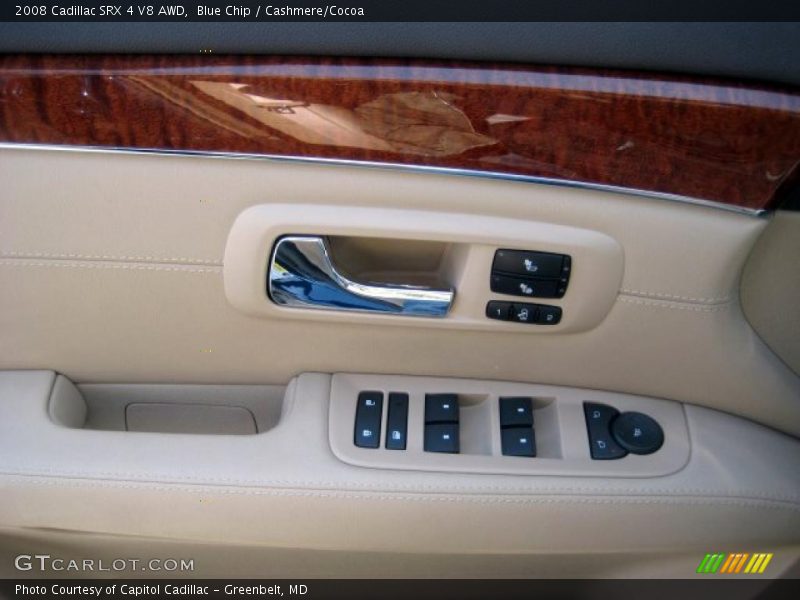 Blue Chip / Cashmere/Cocoa 2008 Cadillac SRX 4 V8 AWD