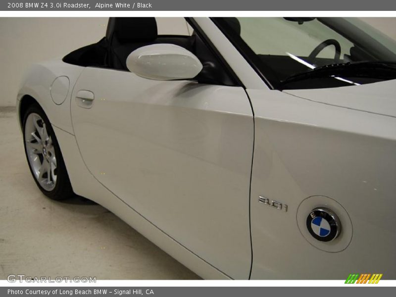 Alpine White / Black 2008 BMW Z4 3.0i Roadster