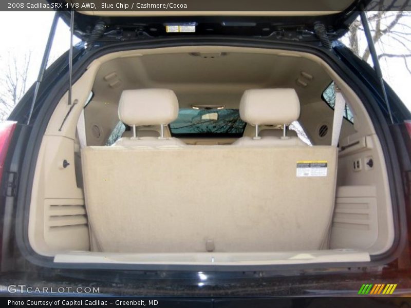 Blue Chip / Cashmere/Cocoa 2008 Cadillac SRX 4 V8 AWD