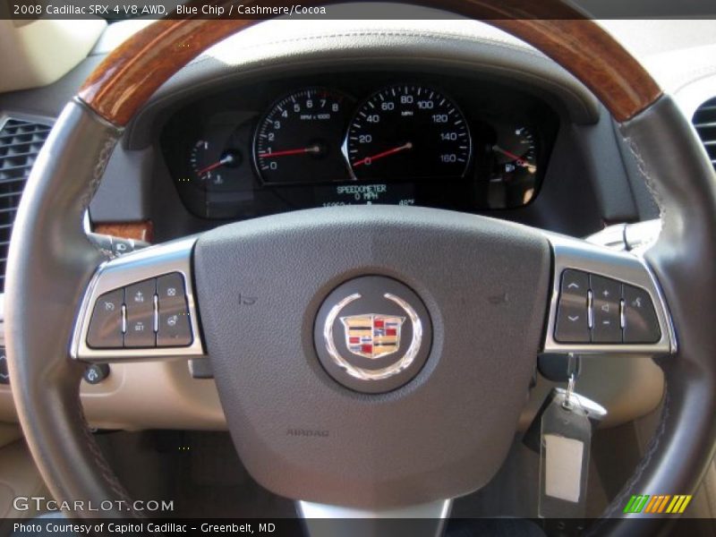 Blue Chip / Cashmere/Cocoa 2008 Cadillac SRX 4 V8 AWD