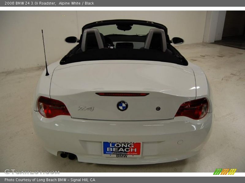 Alpine White / Black 2008 BMW Z4 3.0i Roadster