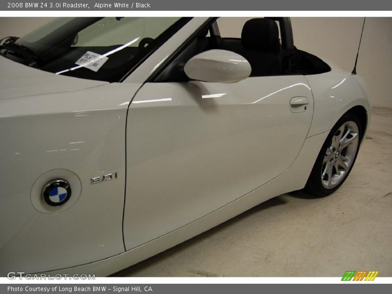 Alpine White / Black 2008 BMW Z4 3.0i Roadster
