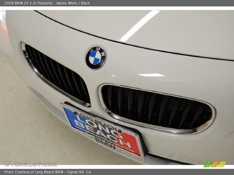 Alpine White / Black 2008 BMW Z4 3.0i Roadster