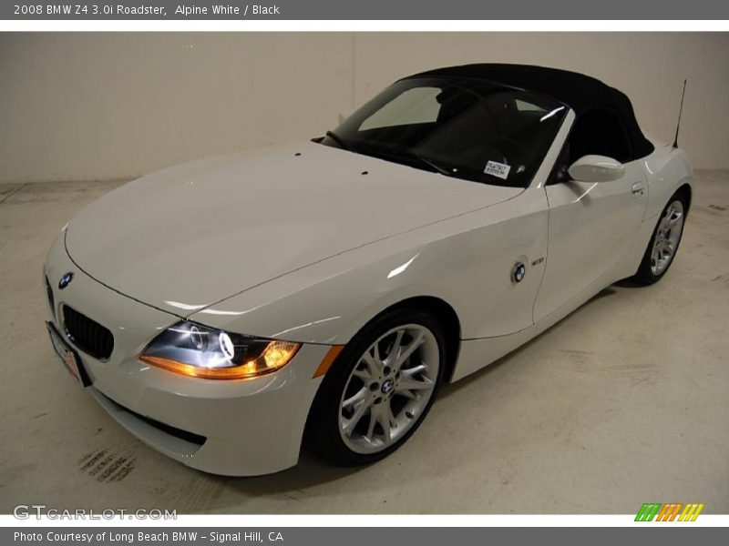 Alpine White / Black 2008 BMW Z4 3.0i Roadster