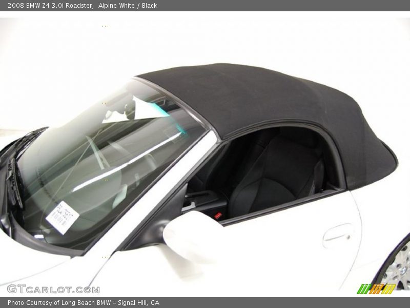 Alpine White / Black 2008 BMW Z4 3.0i Roadster