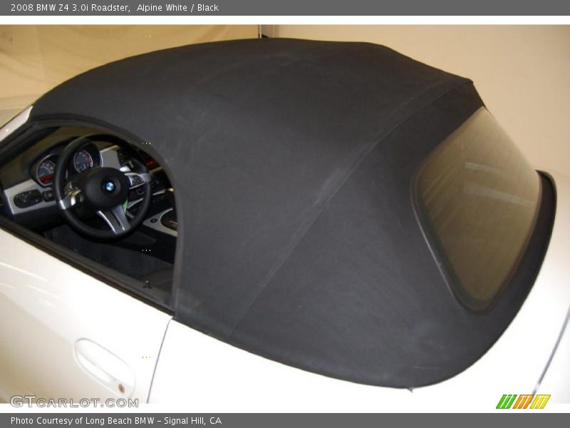 Alpine White / Black 2008 BMW Z4 3.0i Roadster