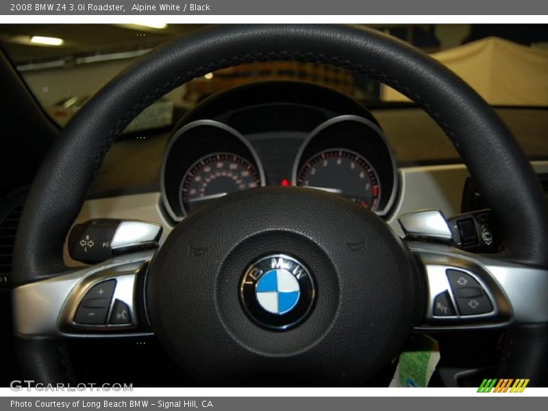 Alpine White / Black 2008 BMW Z4 3.0i Roadster