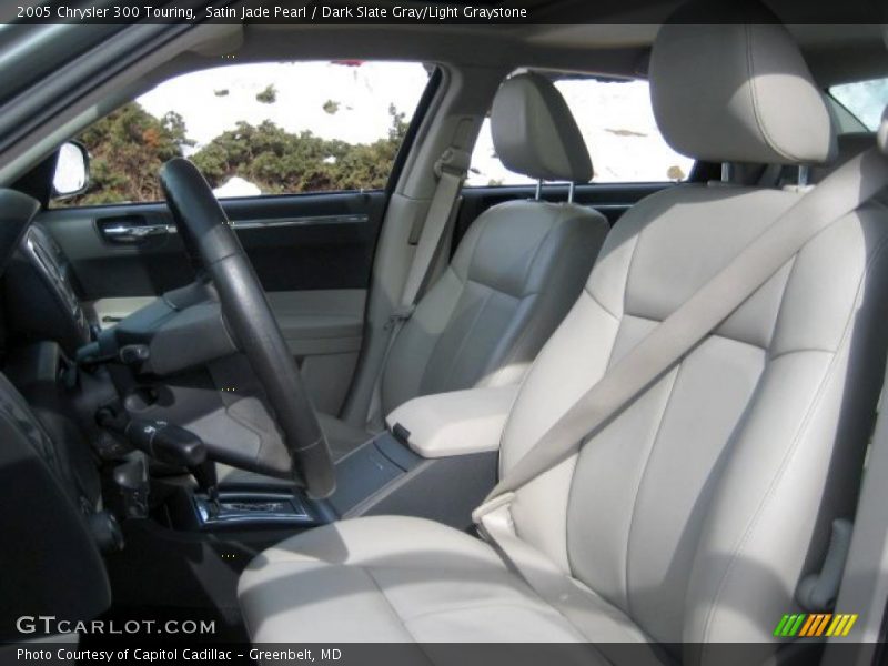 Satin Jade Pearl / Dark Slate Gray/Light Graystone 2005 Chrysler 300 Touring