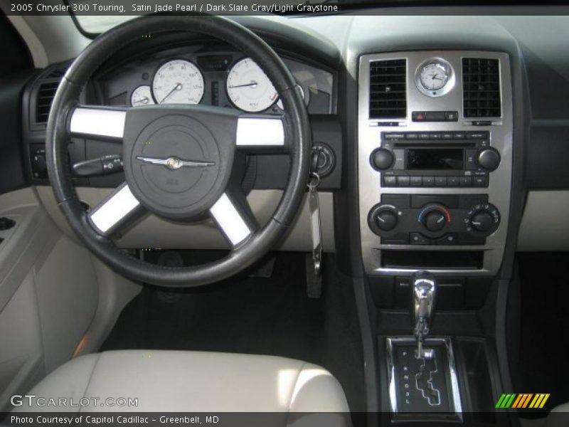 Satin Jade Pearl / Dark Slate Gray/Light Graystone 2005 Chrysler 300 Touring