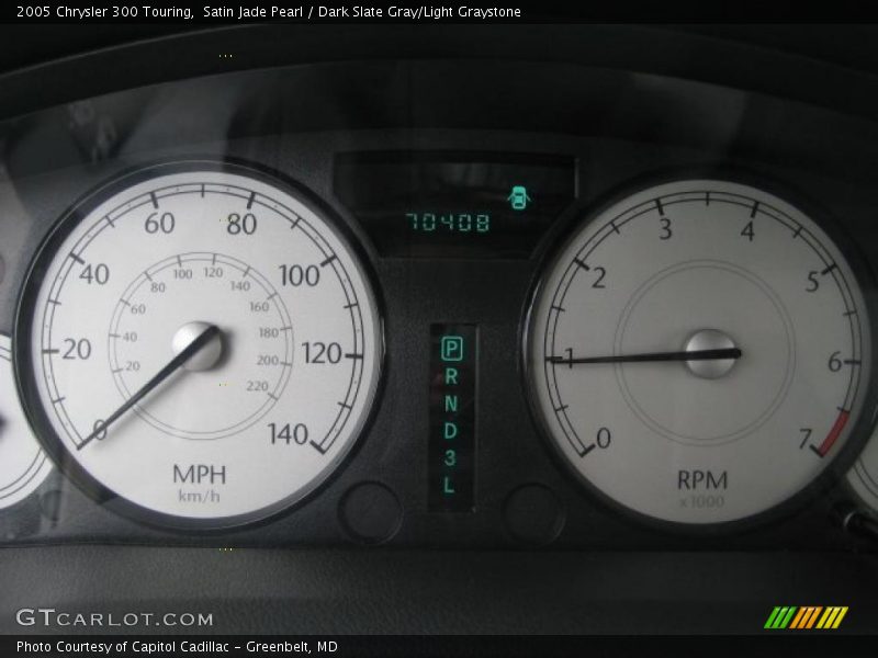 Satin Jade Pearl / Dark Slate Gray/Light Graystone 2005 Chrysler 300 Touring