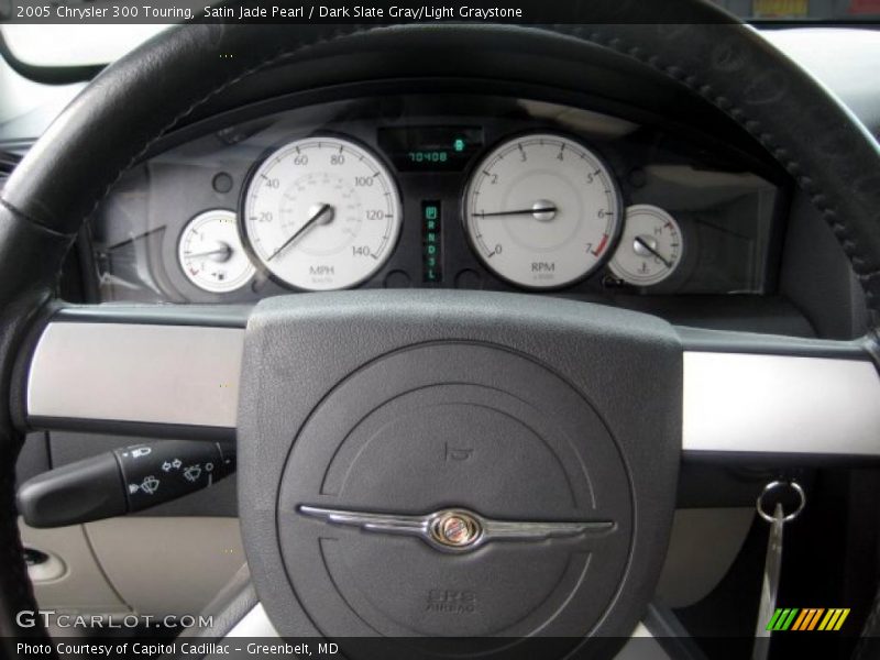 Satin Jade Pearl / Dark Slate Gray/Light Graystone 2005 Chrysler 300 Touring