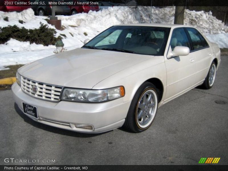 White Diamond / Neutral Shale 2003 Cadillac Seville SLS