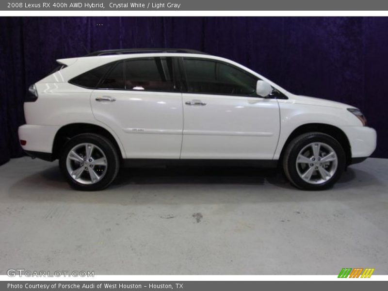 Crystal White / Light Gray 2008 Lexus RX 400h AWD Hybrid