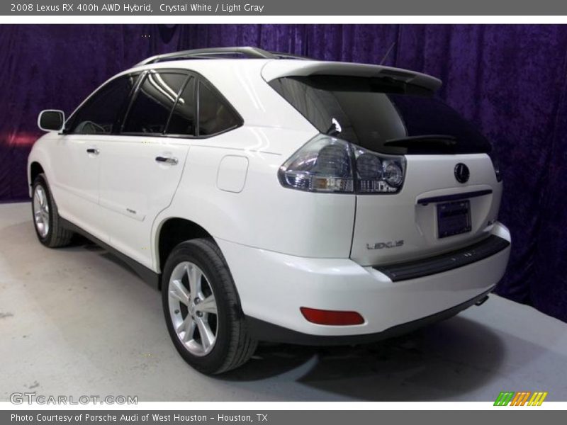 Crystal White / Light Gray 2008 Lexus RX 400h AWD Hybrid
