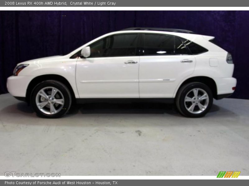Crystal White / Light Gray 2008 Lexus RX 400h AWD Hybrid