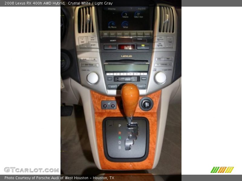 Crystal White / Light Gray 2008 Lexus RX 400h AWD Hybrid