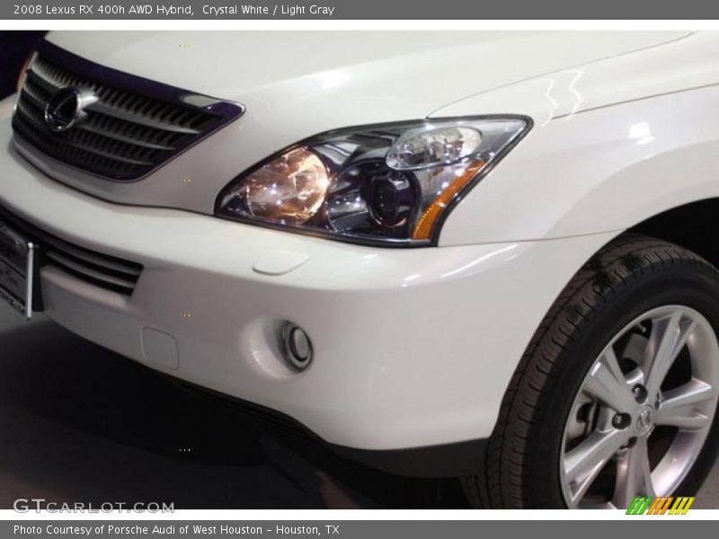 Crystal White / Light Gray 2008 Lexus RX 400h AWD Hybrid