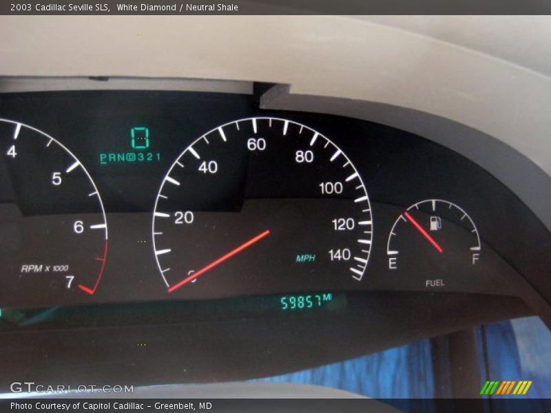 White Diamond / Neutral Shale 2003 Cadillac Seville SLS