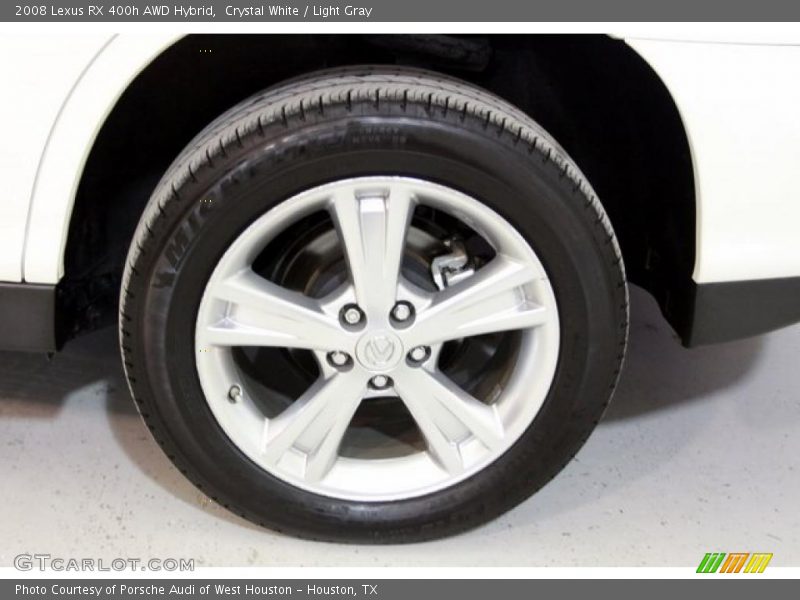 Crystal White / Light Gray 2008 Lexus RX 400h AWD Hybrid