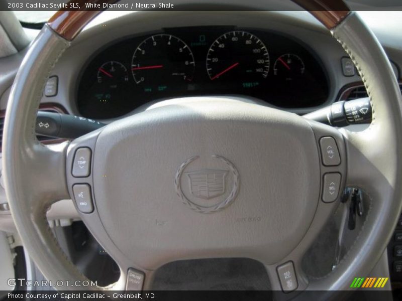 White Diamond / Neutral Shale 2003 Cadillac Seville SLS