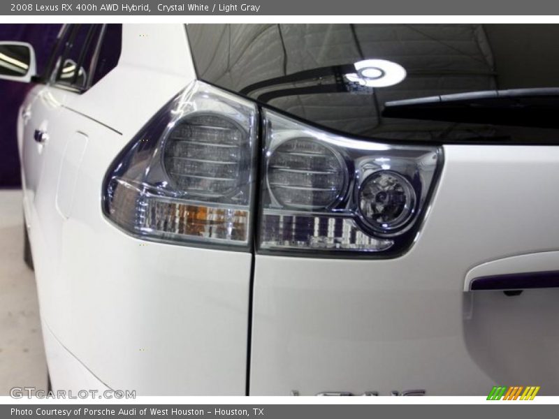 Crystal White / Light Gray 2008 Lexus RX 400h AWD Hybrid