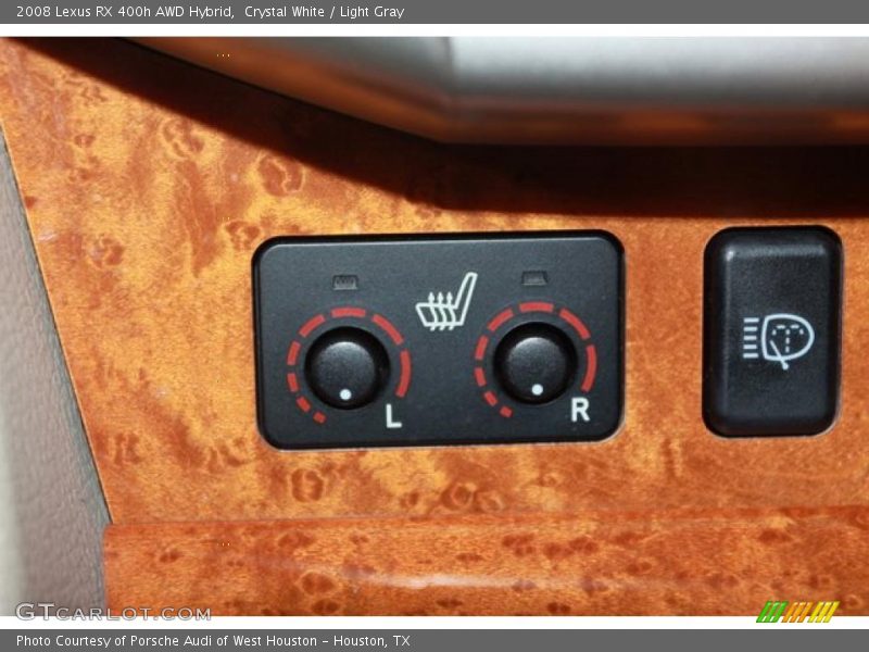 Crystal White / Light Gray 2008 Lexus RX 400h AWD Hybrid