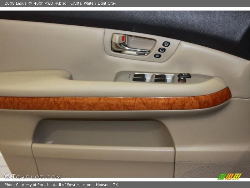 Crystal White / Light Gray 2008 Lexus RX 400h AWD Hybrid