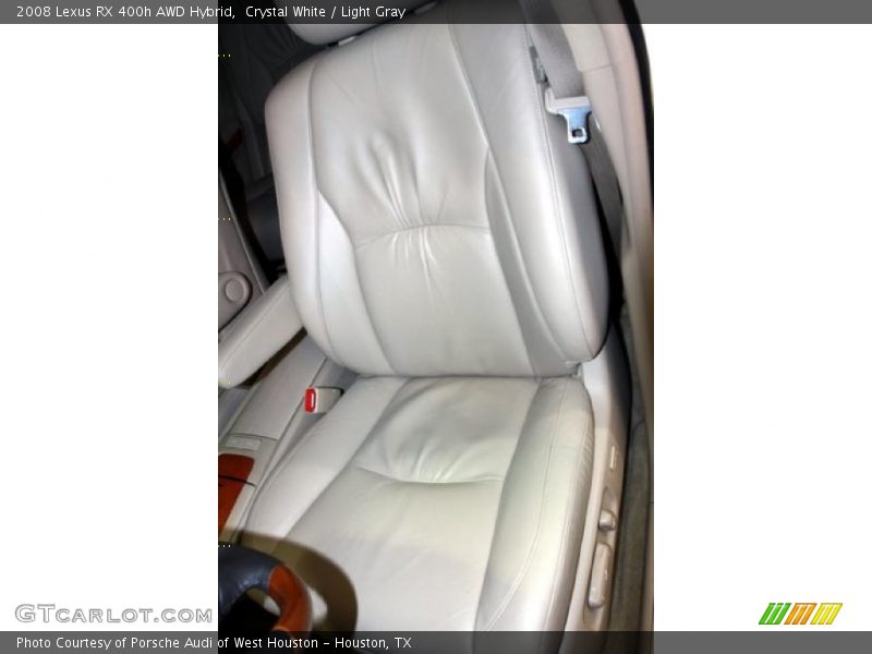 Crystal White / Light Gray 2008 Lexus RX 400h AWD Hybrid