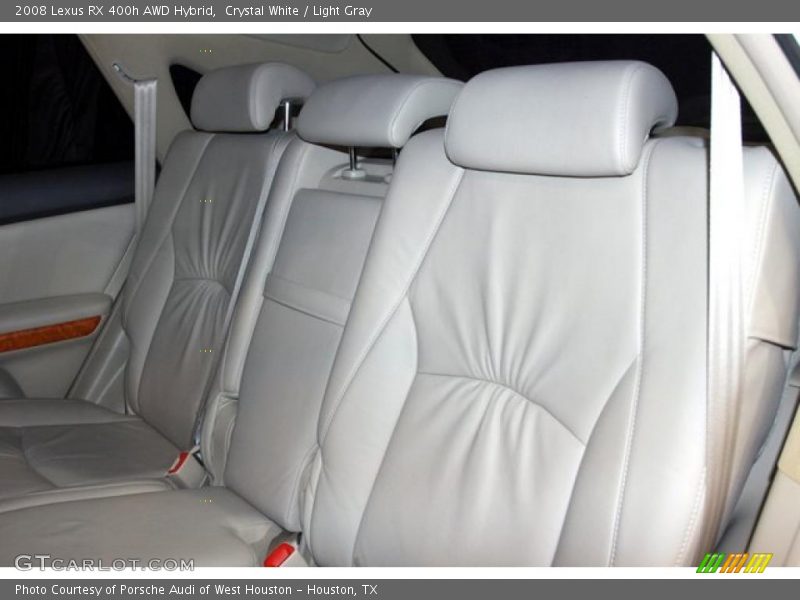 Crystal White / Light Gray 2008 Lexus RX 400h AWD Hybrid