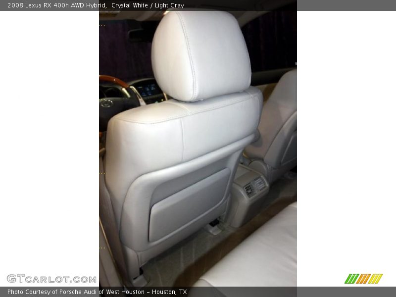 Crystal White / Light Gray 2008 Lexus RX 400h AWD Hybrid